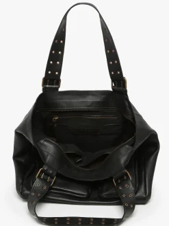 sac à main Cargo cuir BASILIC PEPPER
