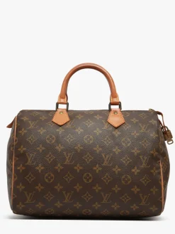 Sac à main d'occasion Speedy 35 Monogrammé LOUIS VUITTON