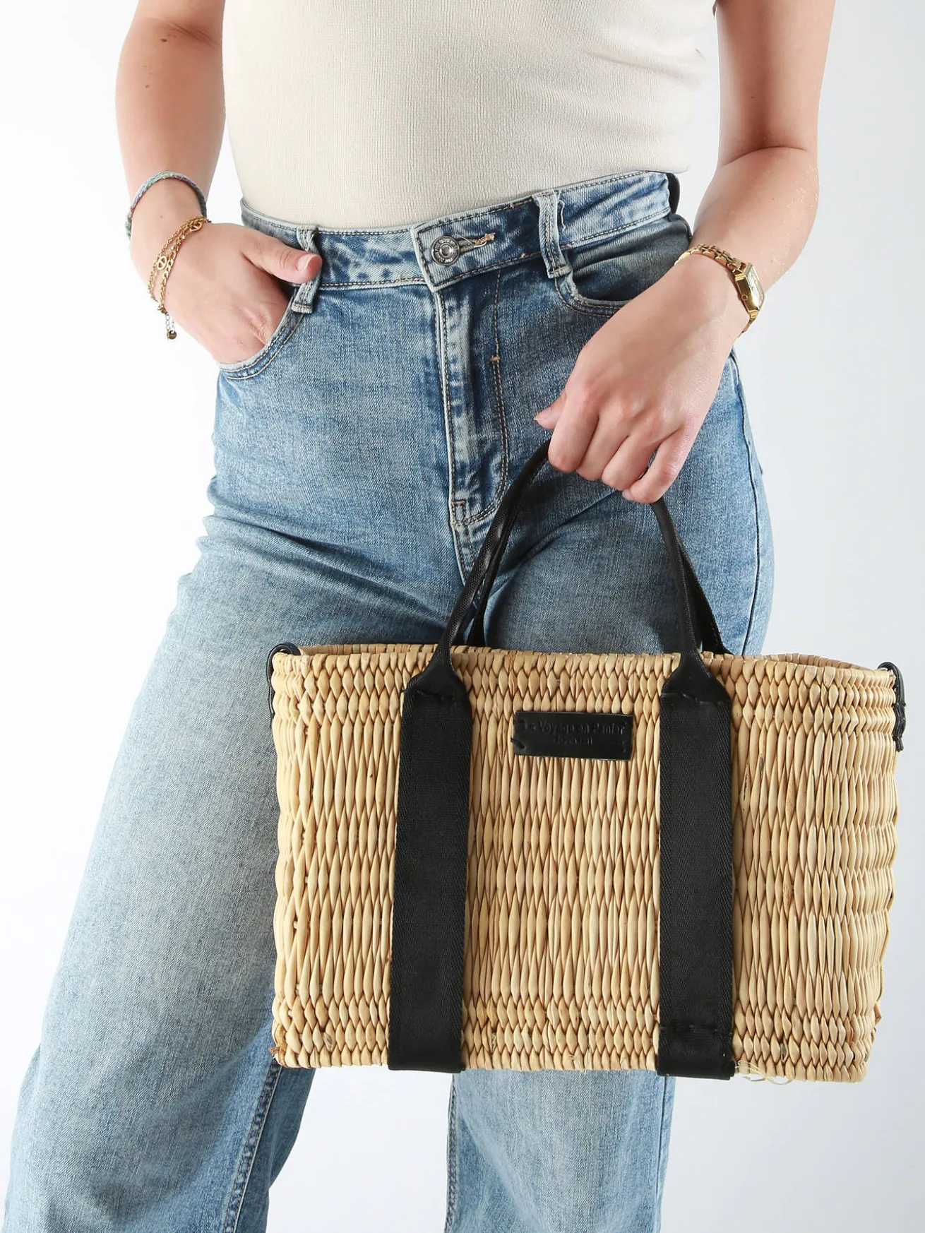 sac à main Estival paille LE VOYAGE EN PANIER