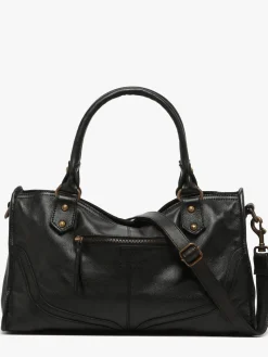 sac à main Glam eyelet cuir BASILIC PEPPER