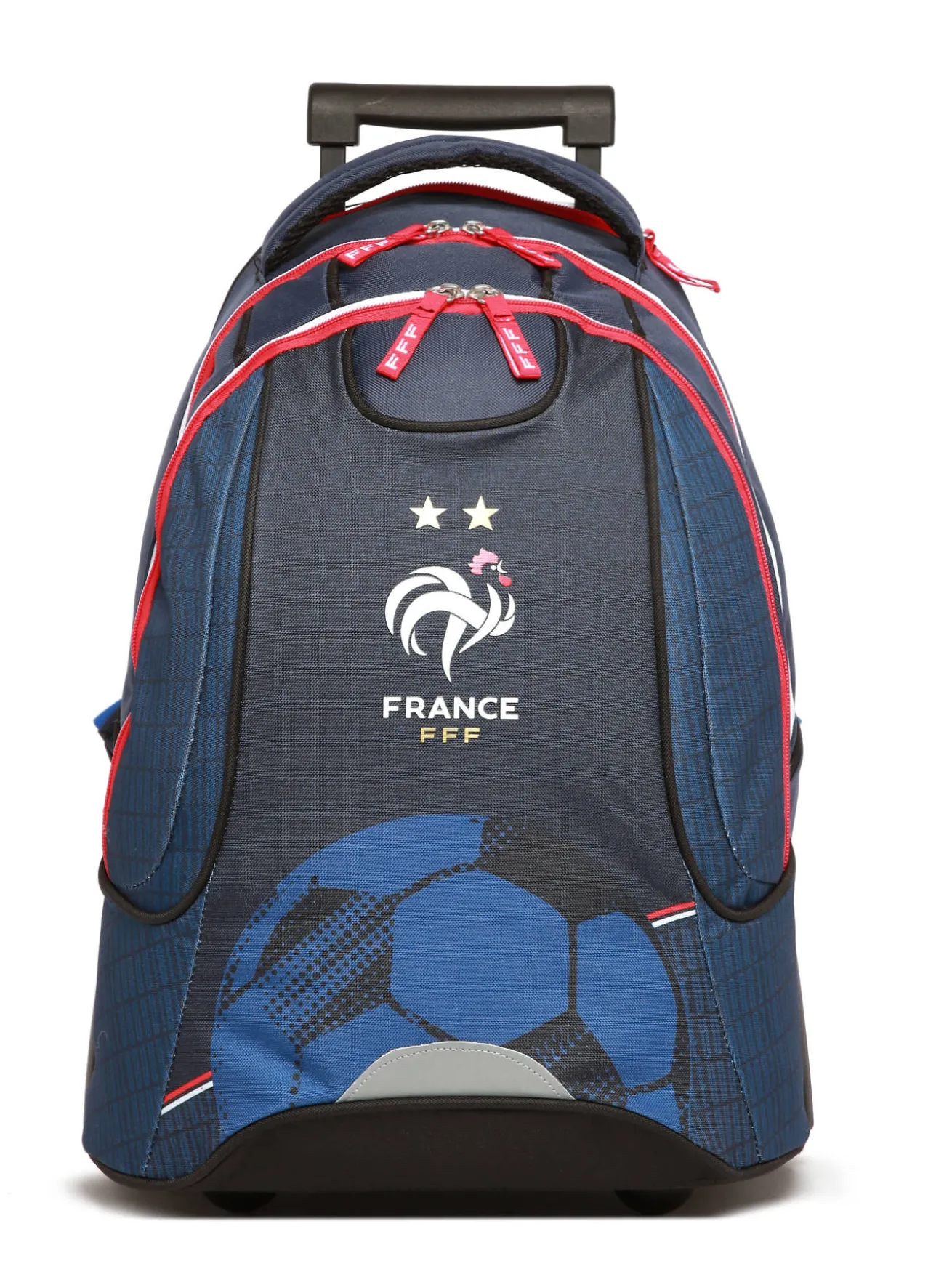 Sac a dos à roulettes 2 compartiments FEDERAT. FRANCE FOOTBALL