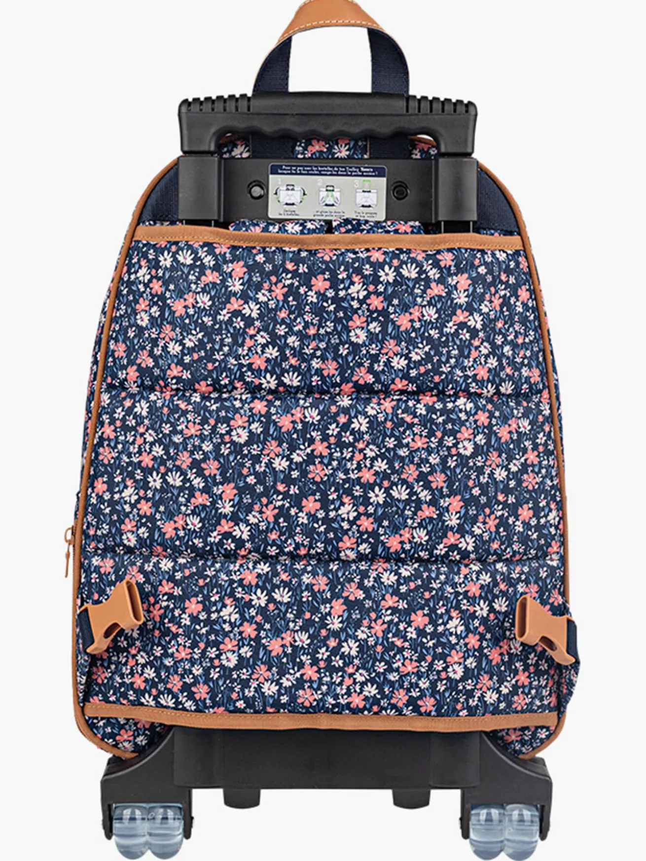Sac a dos à roulettes 2 compartiments TANN'S