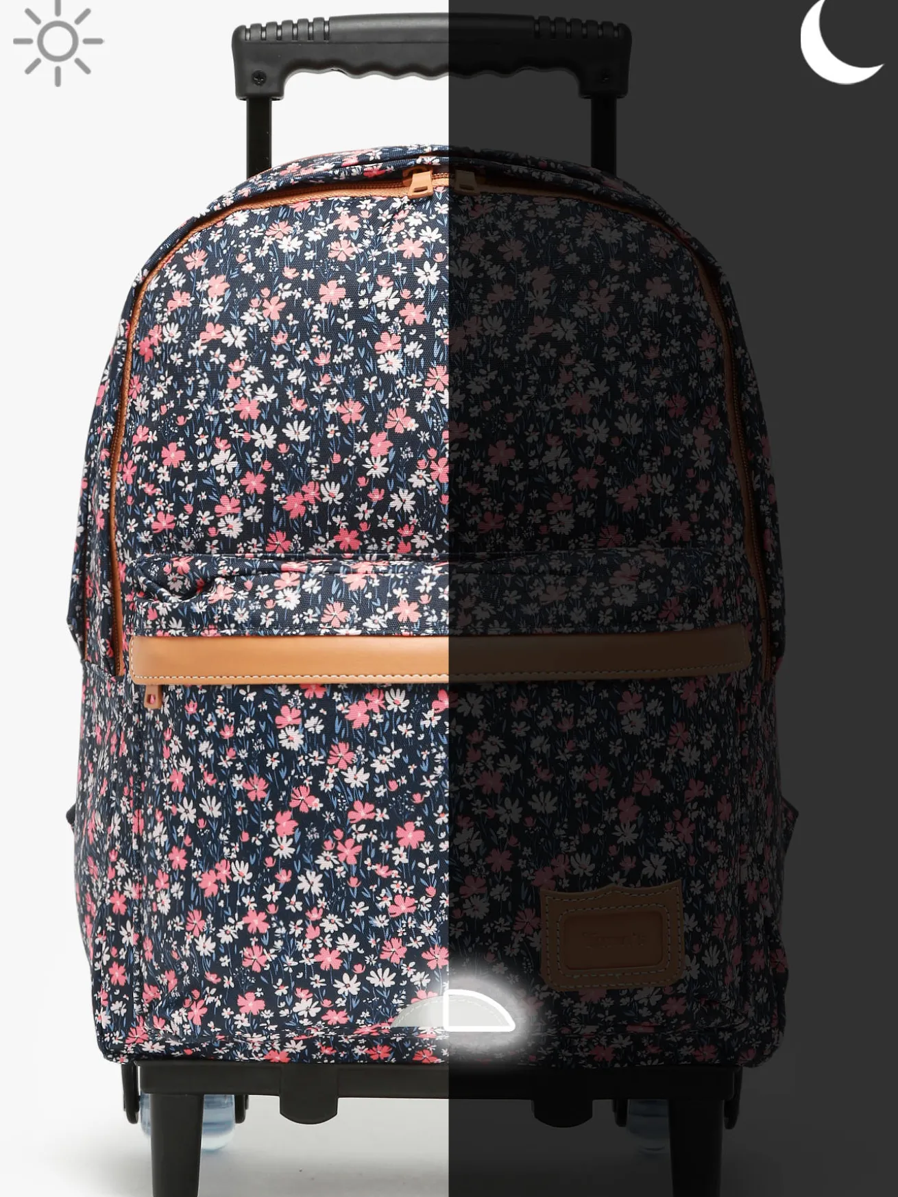Sac a dos à roulettes 2 compartiments TANN'S