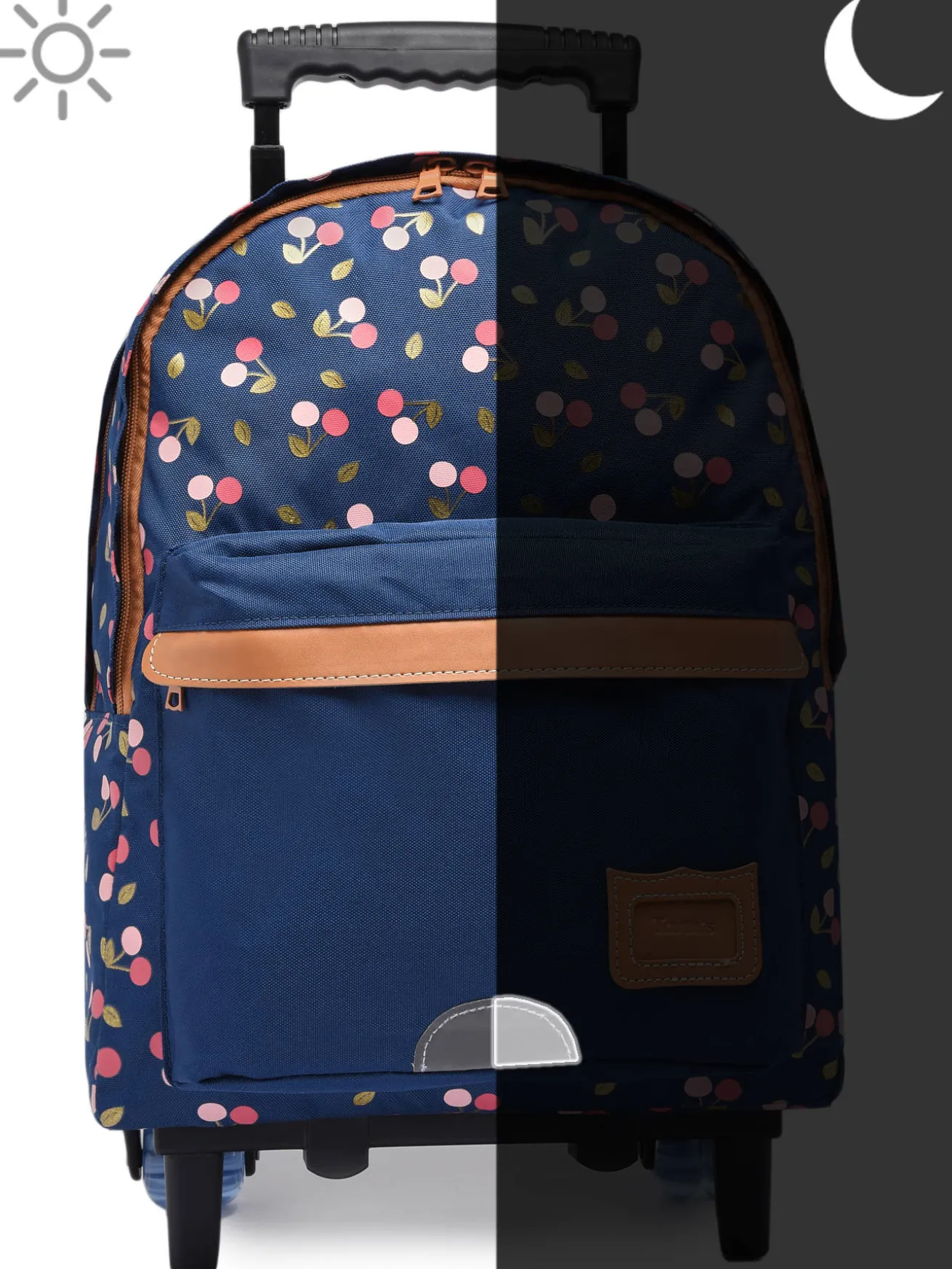 Sac a dos à roulettes 2 compartiments TANN'S