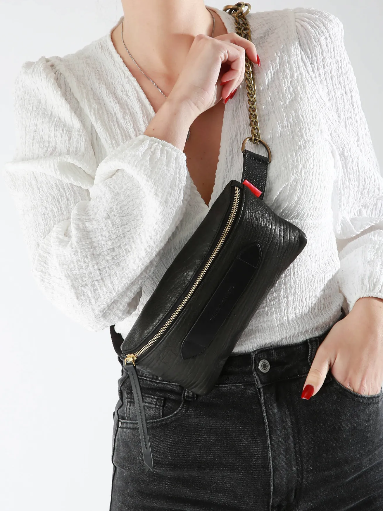 Sac banane Coachella Bubble cuir MARIE MARTENS