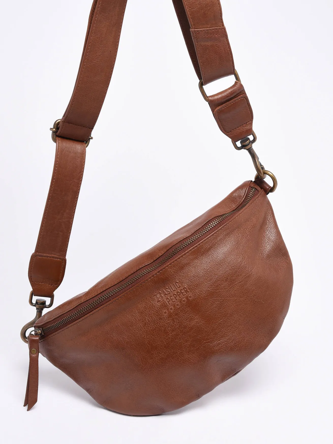 Sac banane Cow cuir BASILIC PEPPER