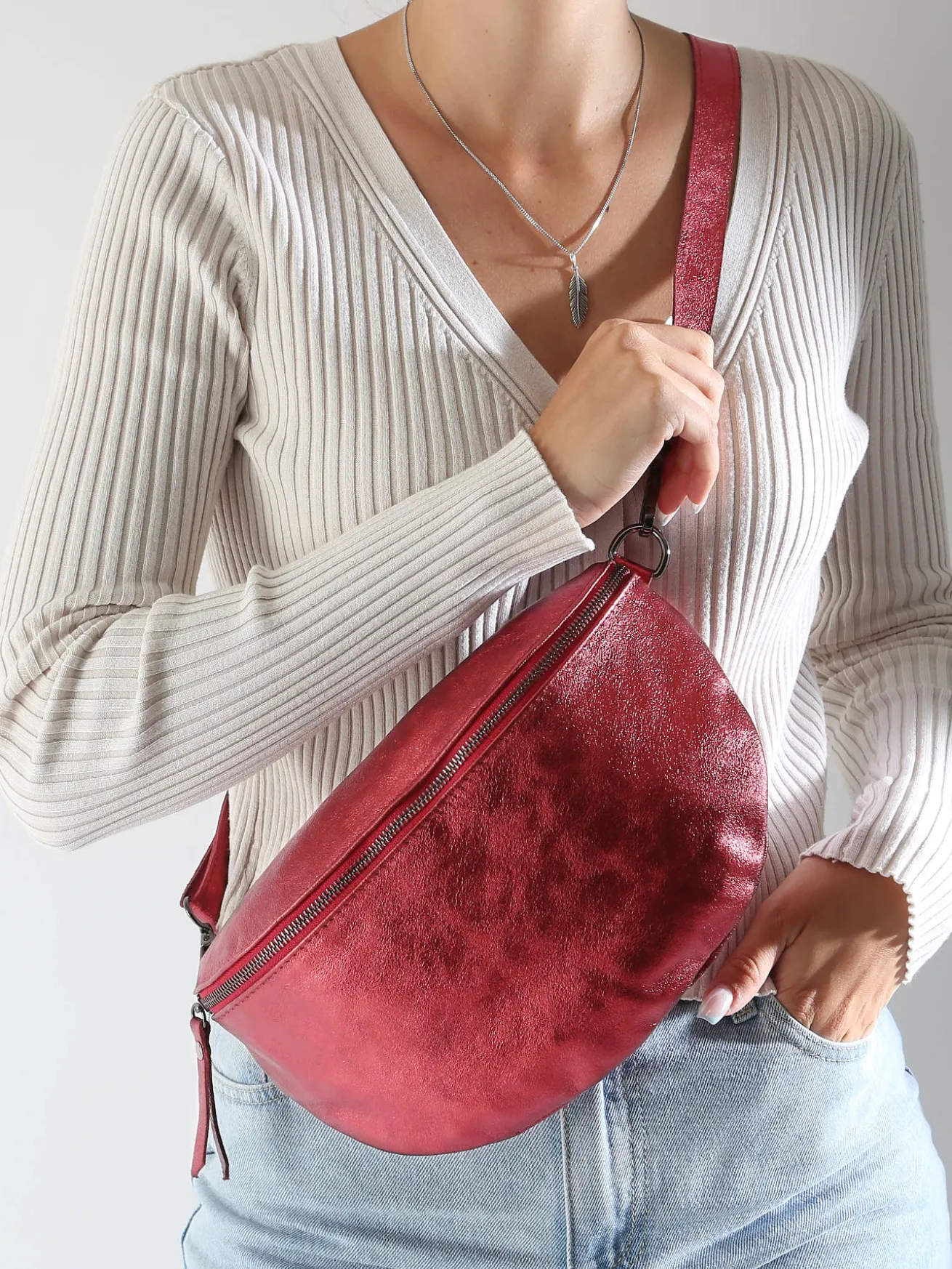 Sac banane Nine cuir MILANO