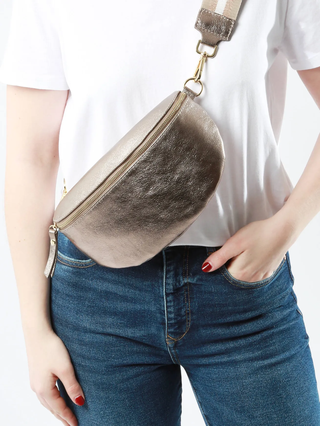 Sac banane Nine cuir MILANO
