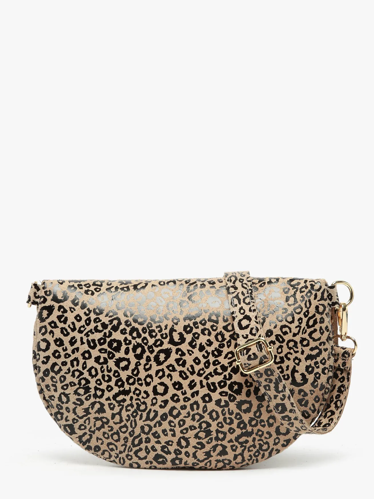 Sac banane Velvet Leopardo cuir MILANO