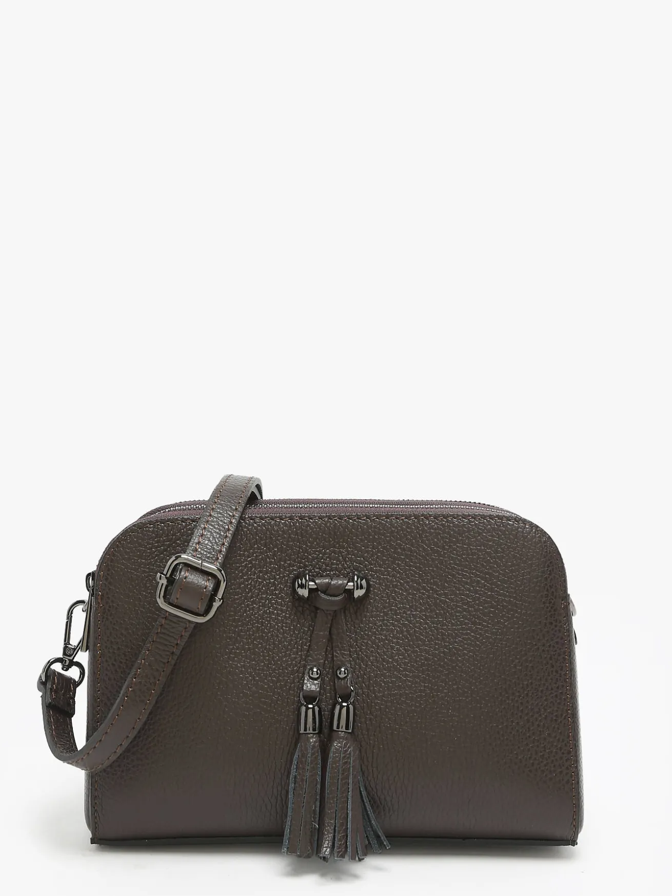 SAC BANDOULIERE Caviar cuir MILANO