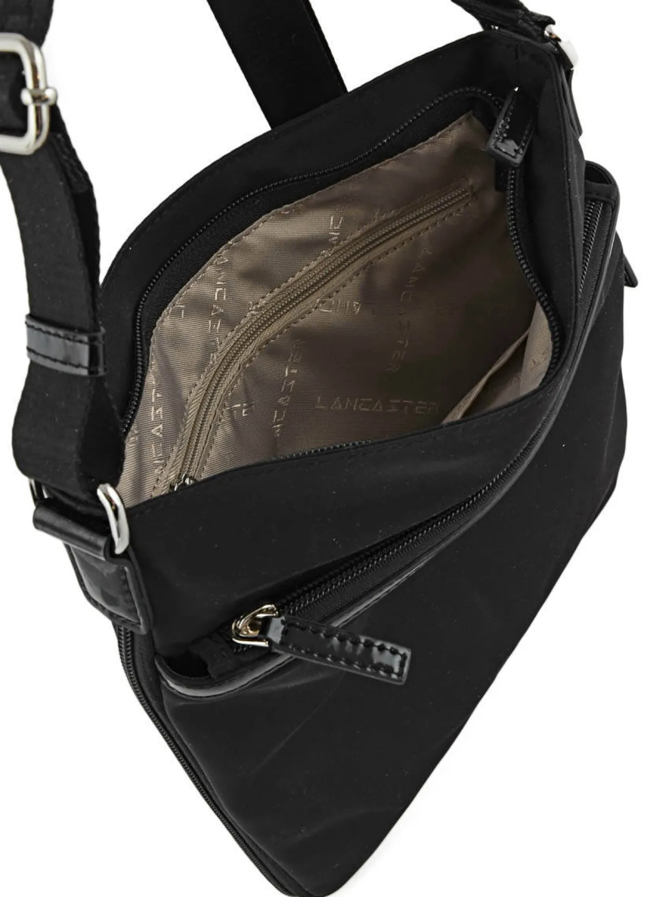 Sac bandoulière Basic vernis LANCASTER