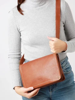 Sac bandoulière Boston cuir BASILIC PEPPER