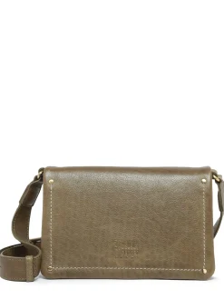 Sac bandoulière Boston cuir BASILIC PEPPER