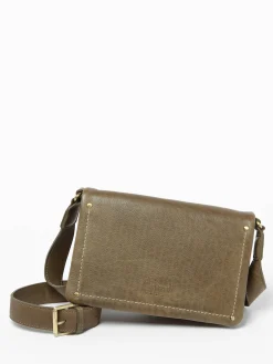 Sac bandoulière Boston cuir BASILIC PEPPER