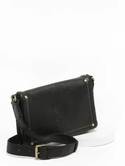 Sac bandoulière Boston cuir BASILIC PEPPER