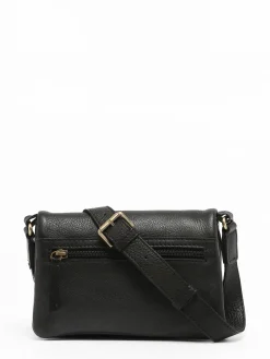 Sac bandoulière Boston cuir BASILIC PEPPER