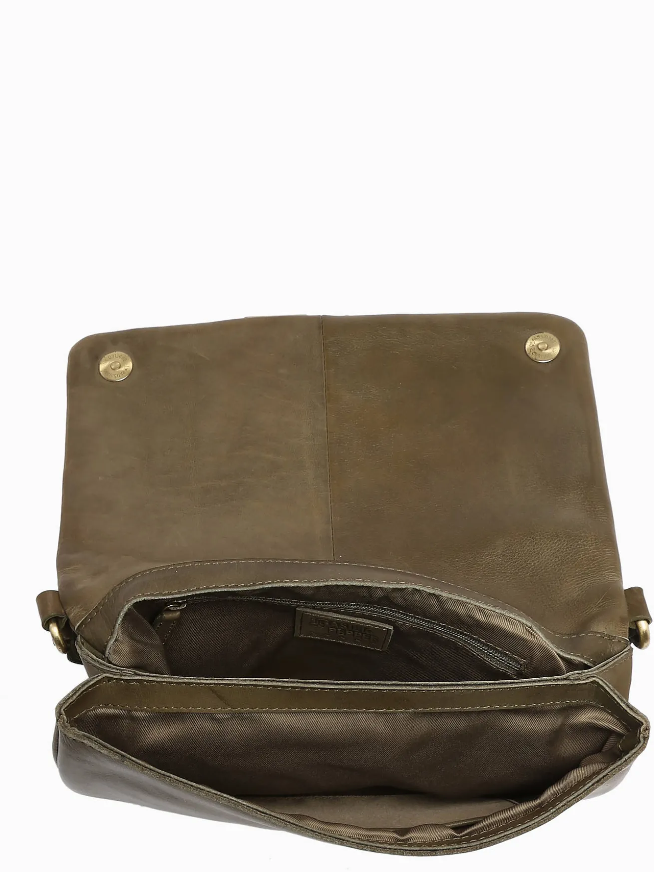 Sac bandoulière Boston cuir BASILIC PEPPER