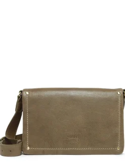 Sac bandoulière Boston cuir BASILIC PEPPER