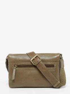Sac bandoulière Boston cuir BASILIC PEPPER