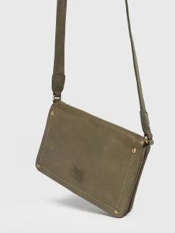 Sac bandoulière Boston cuir BASILIC PEPPER