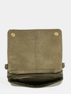 Sac bandoulière Boston cuir BASILIC PEPPER