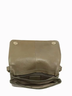 Sac bandoulière Boston cuir BASILIC PEPPER