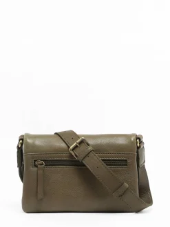 Sac bandoulière Boston cuir BASILIC PEPPER