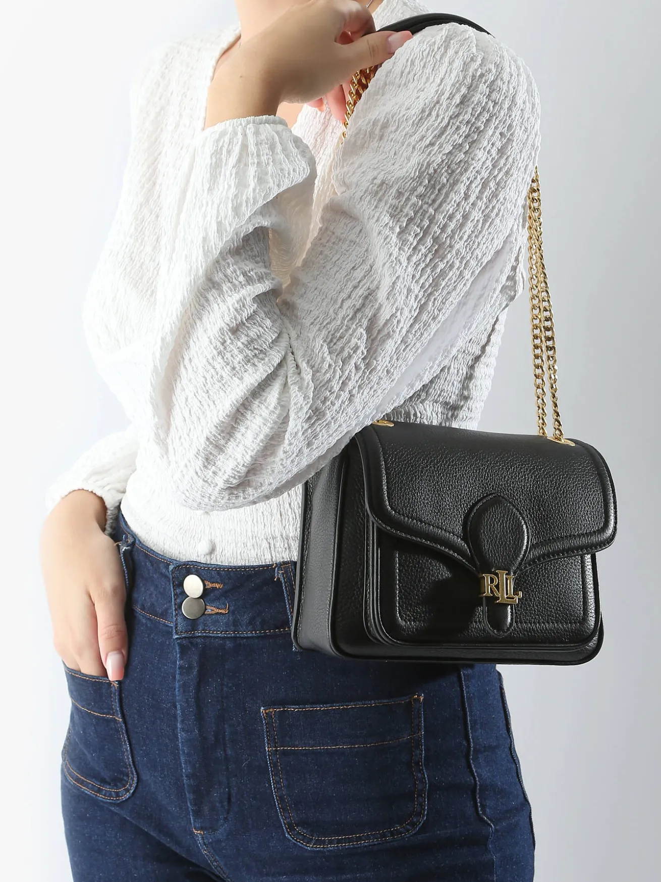 Sac bandoulière Bradley cuir LAUREN RALPH LAUREN