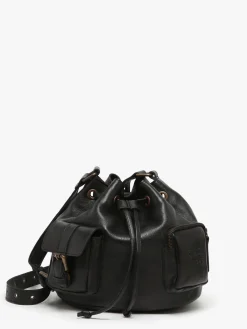 Sac bandoulière Cargo cuir BASILIC PEPPER