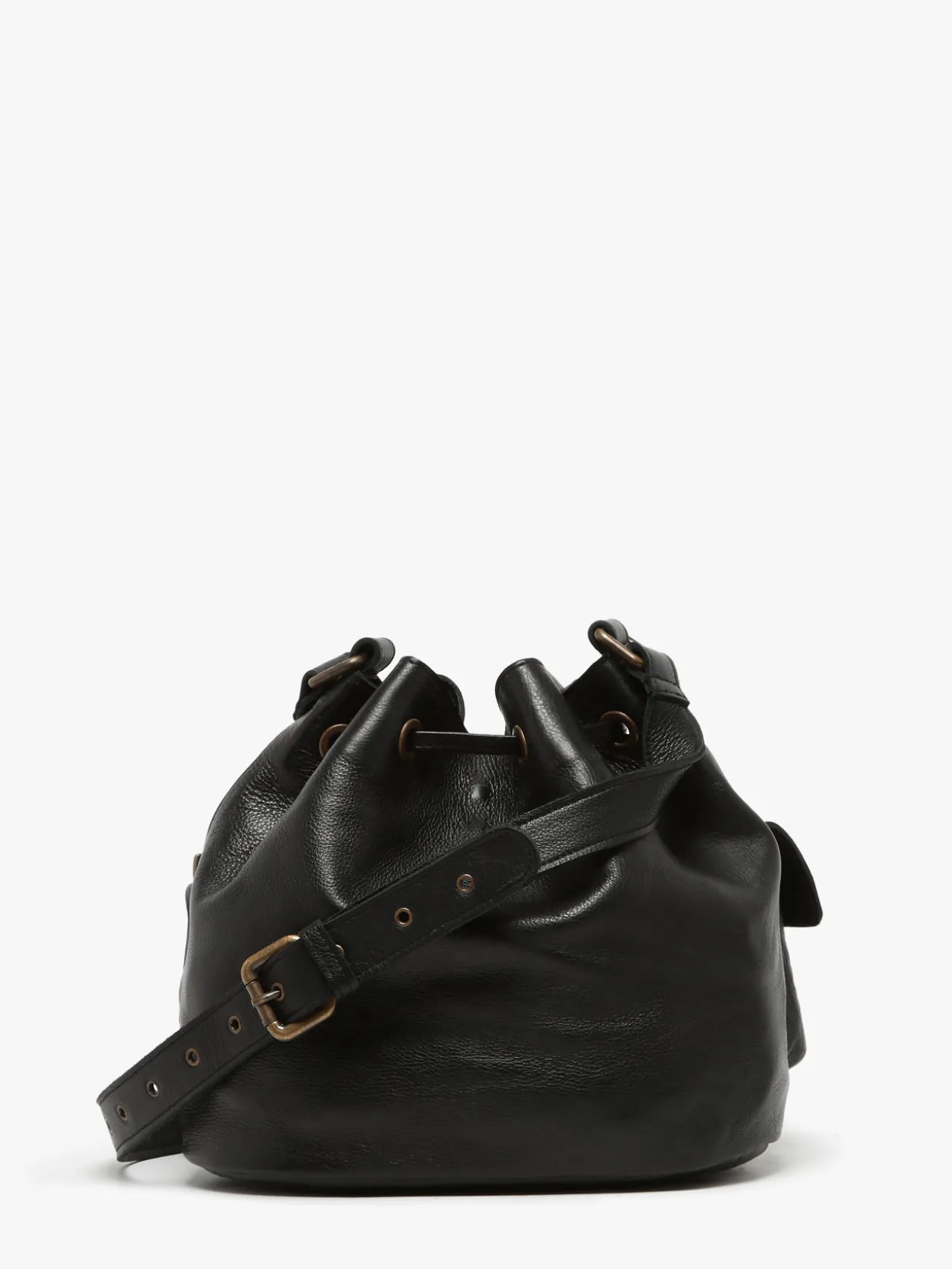 Sac bandoulière Cargo cuir BASILIC PEPPER