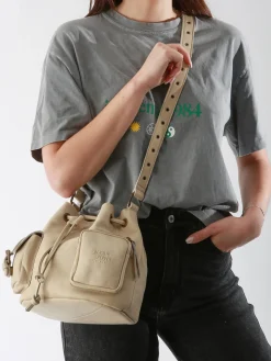 Sac bandoulière Cargo cuir BASILIC PEPPER