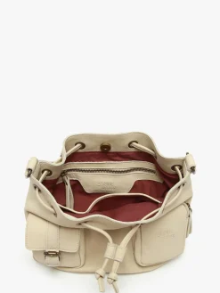 Sac bandoulière Cargo cuir BASILIC PEPPER