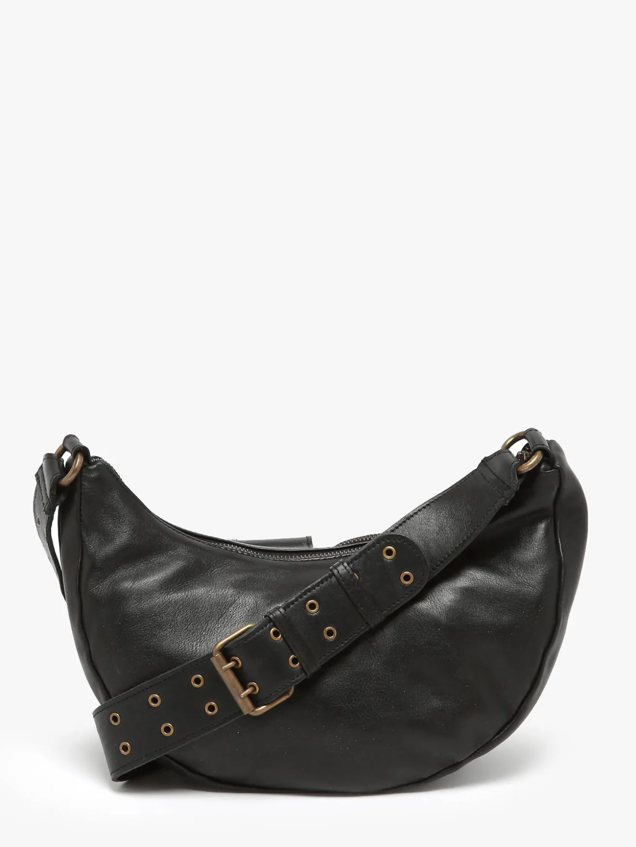 Sac bandoulière Cargo cuir BASILIC PEPPER