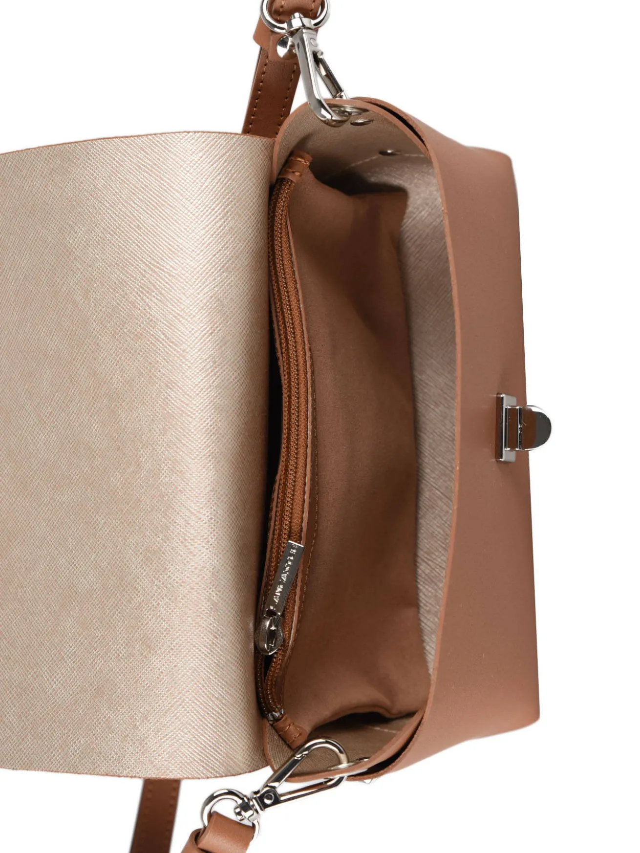 Sac bandoulière City flore cuir LANCASTER