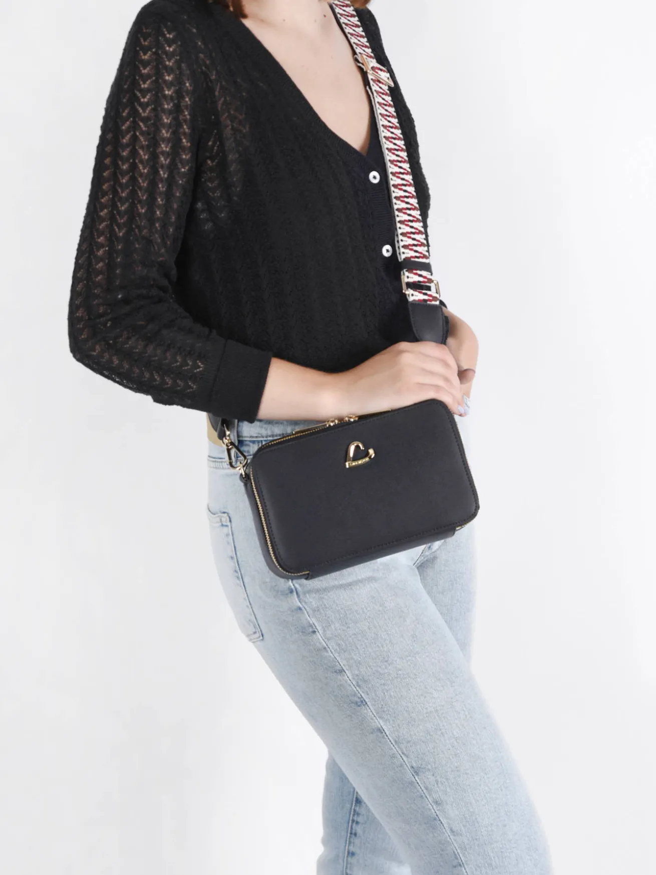 Sac bandoulière City philos cuir LANCASTER