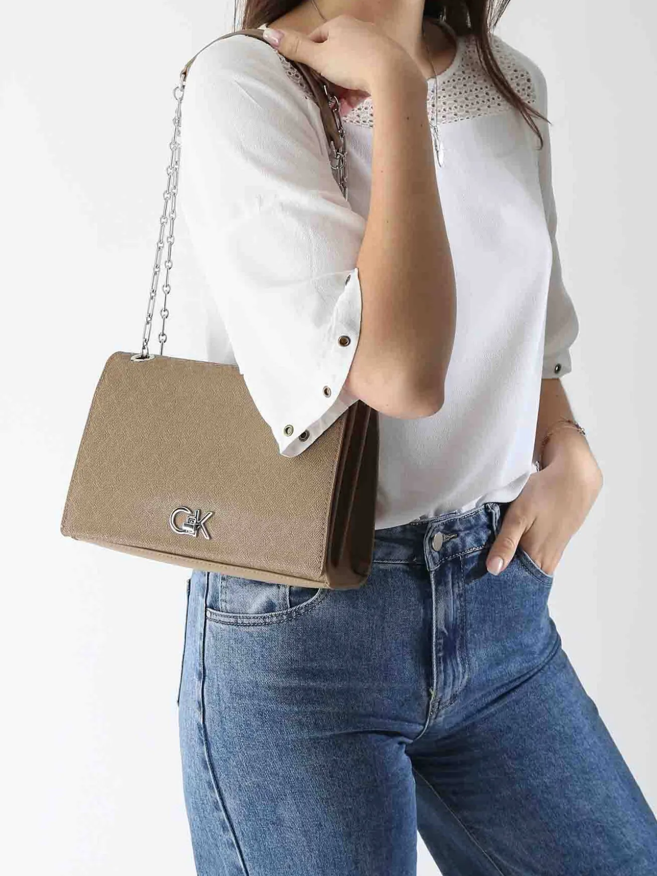 Sac bandoulière Ck medium CALVIN KLEIN JEANS