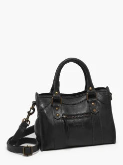 Sac bandoulière Cow cuir BASILIC PEPPER