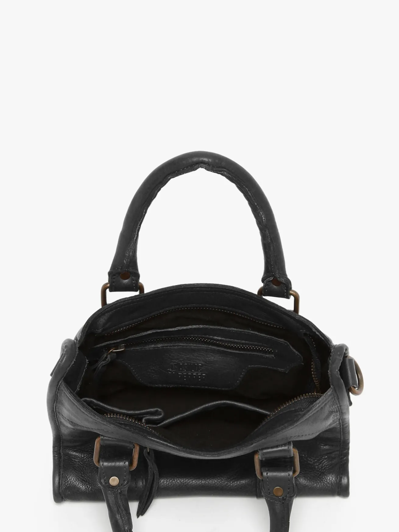 Sac bandoulière Cow cuir BASILIC PEPPER