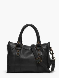 Sac bandoulière Cow cuir BASILIC PEPPER