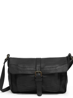 Sac bandoulière Cow cuir BASILIC PEPPER