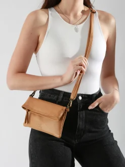 Sac bandoulière Cow cuir BASILIC PEPPER