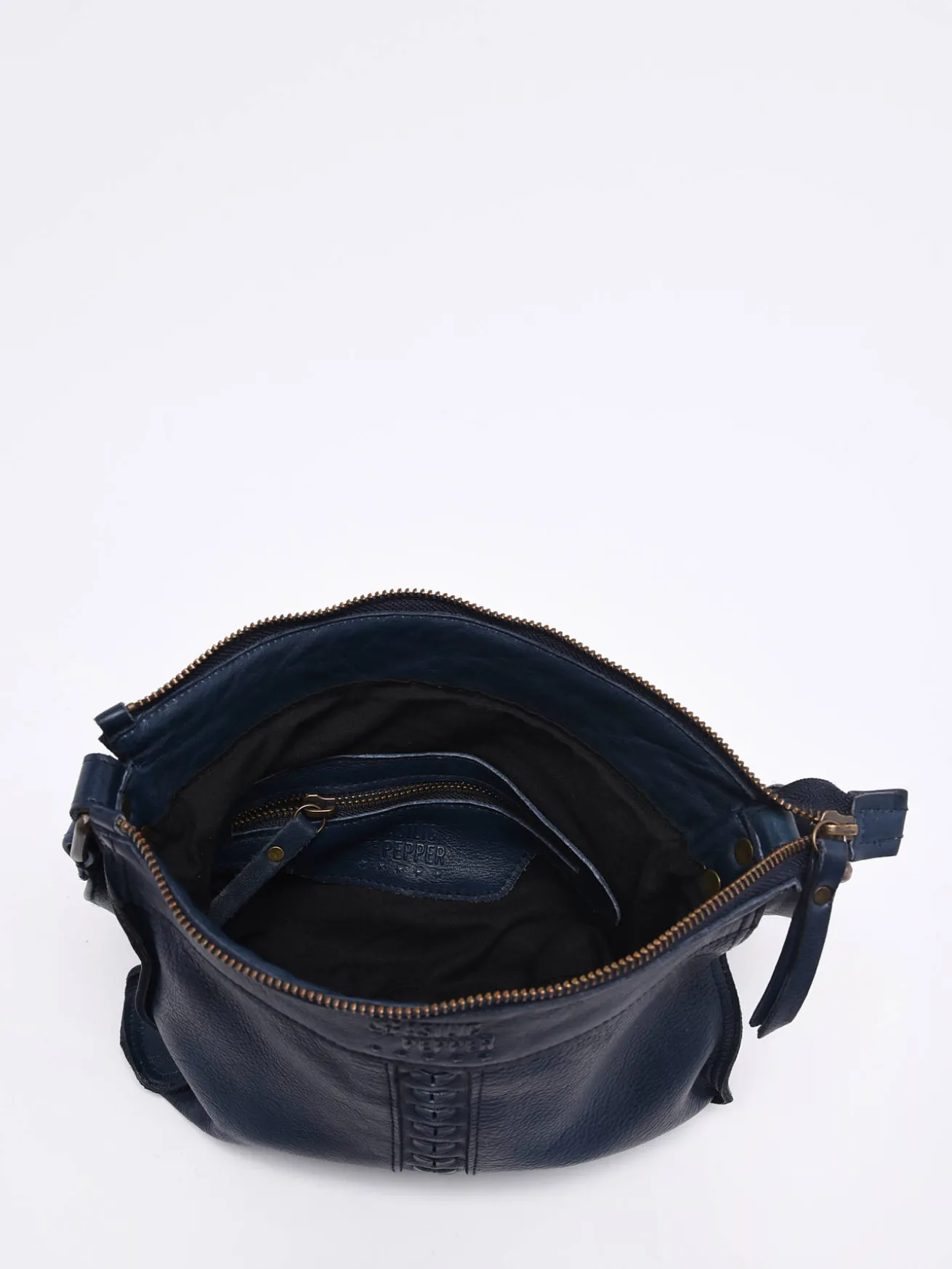 Sac bandoulière Cow cuir BASILIC PEPPER