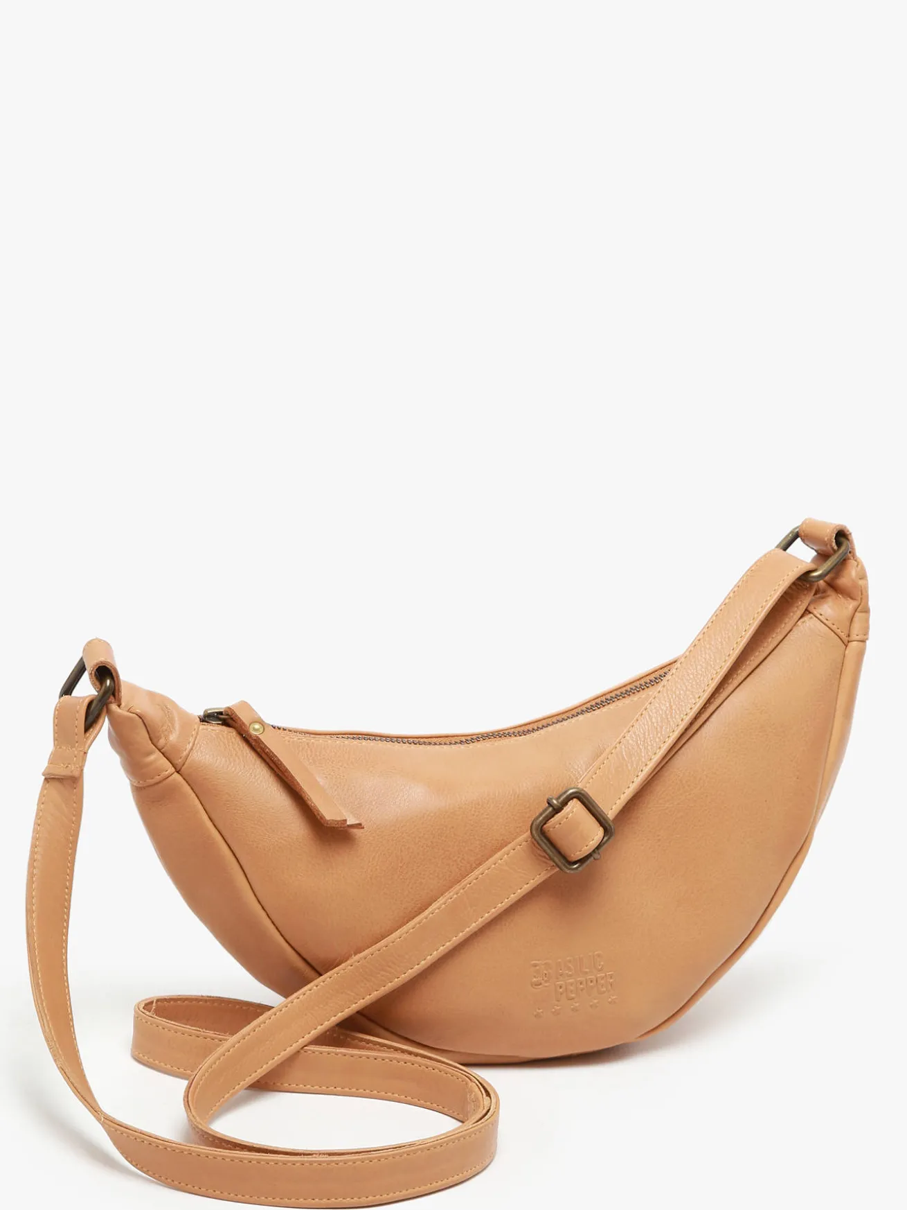 Sac bandoulière Cow cuir BASILIC PEPPER
