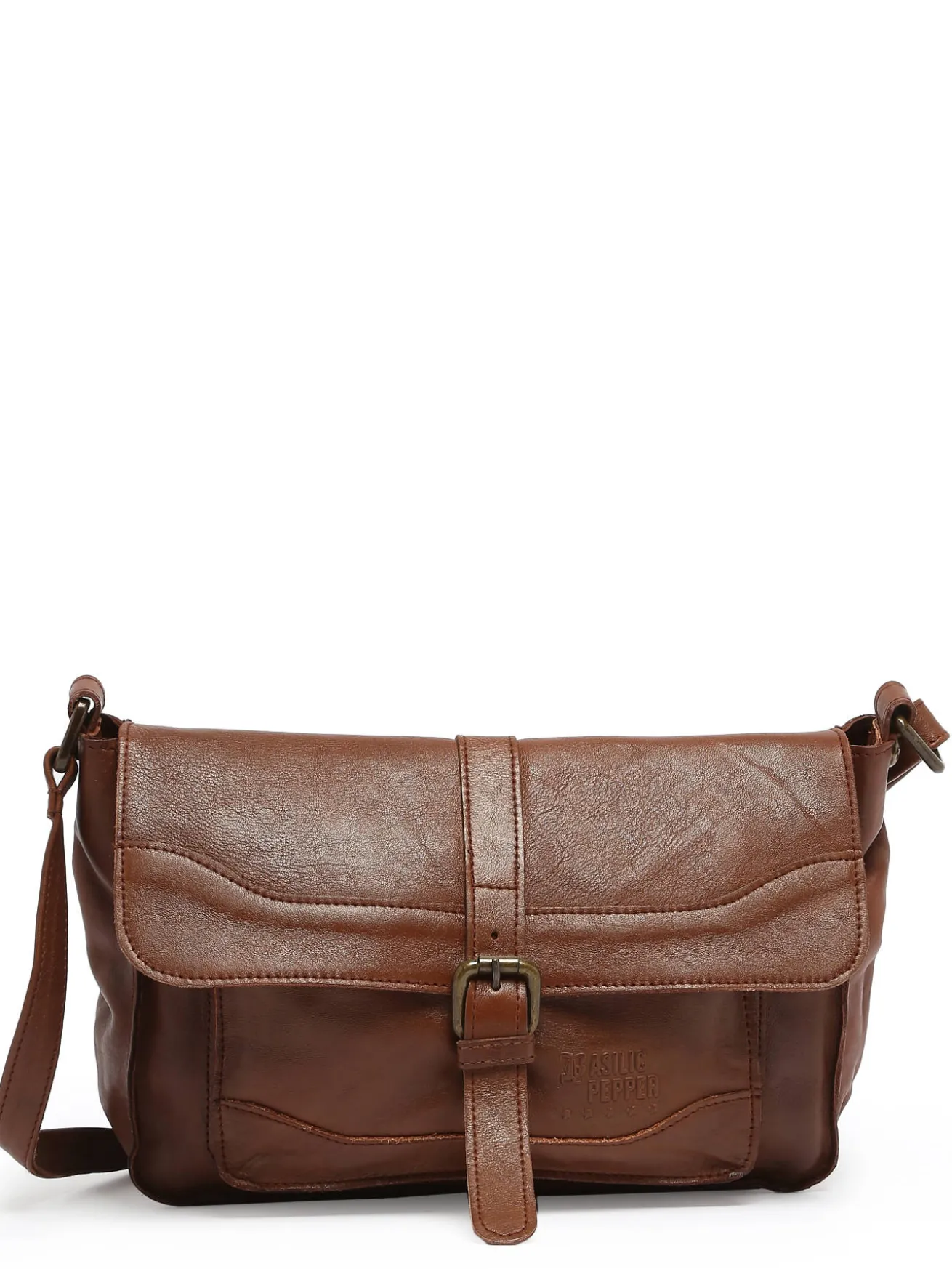 Sac bandoulière Cow cuir BASILIC PEPPER