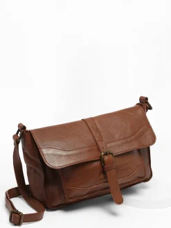 Sac bandoulière Cow cuir BASILIC PEPPER