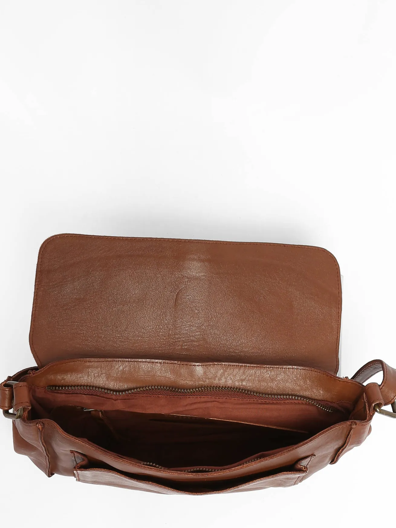 Sac bandoulière Cow cuir BASILIC PEPPER