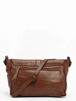 Sac bandoulière Cow cuir BASILIC PEPPER