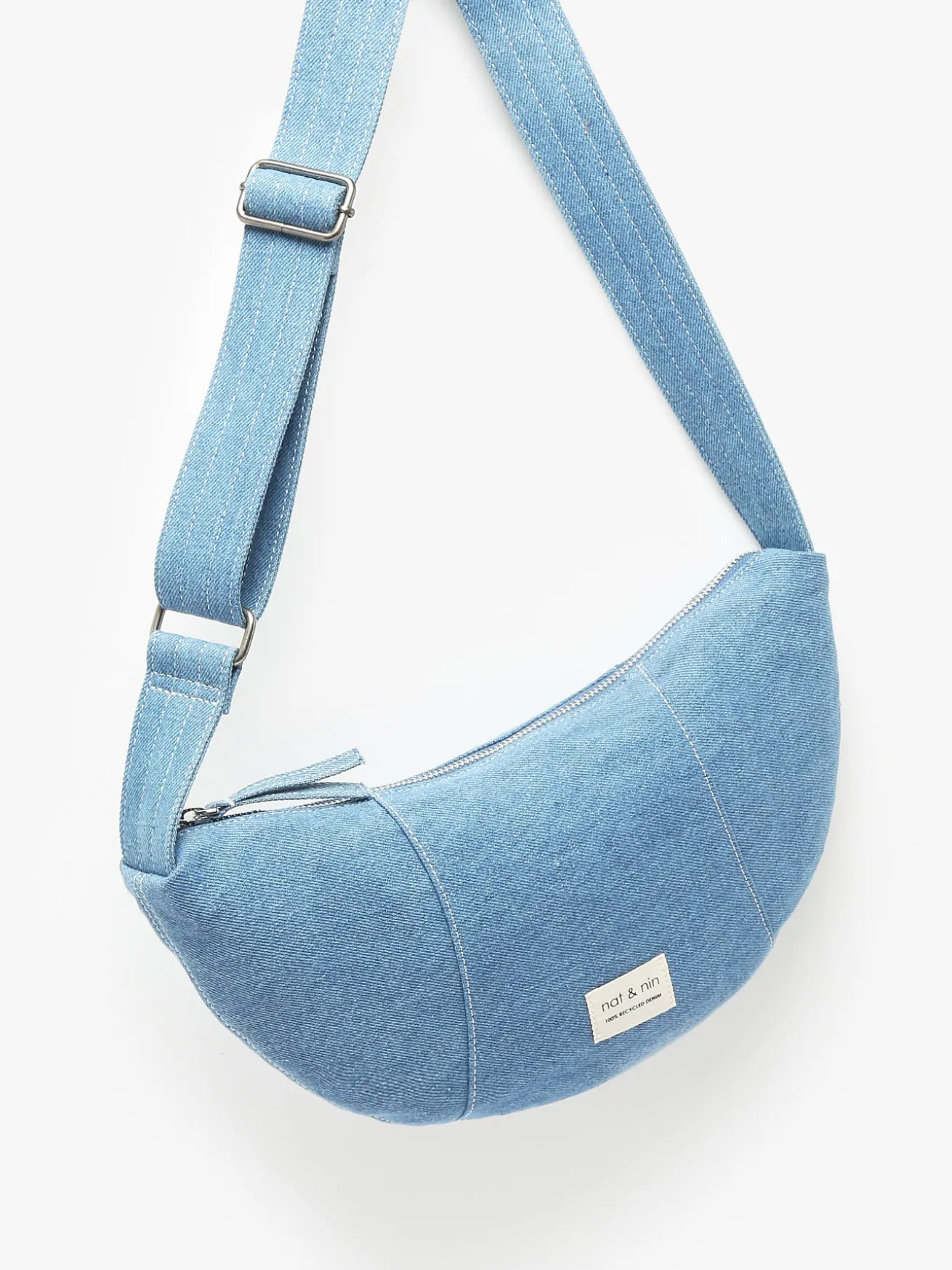 Sac bandoulière Denim coton NAT ET NIN