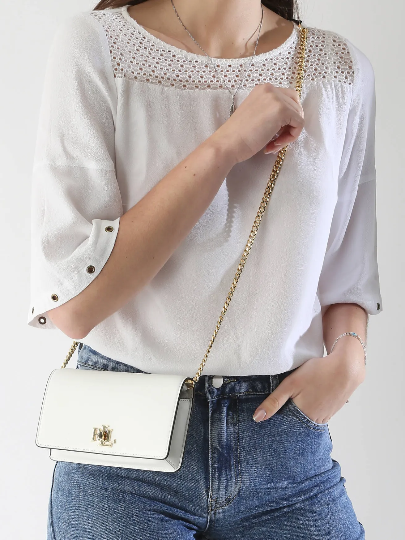 Sac bandoulière Dryden cuir LAUREN RALPH LAUREN