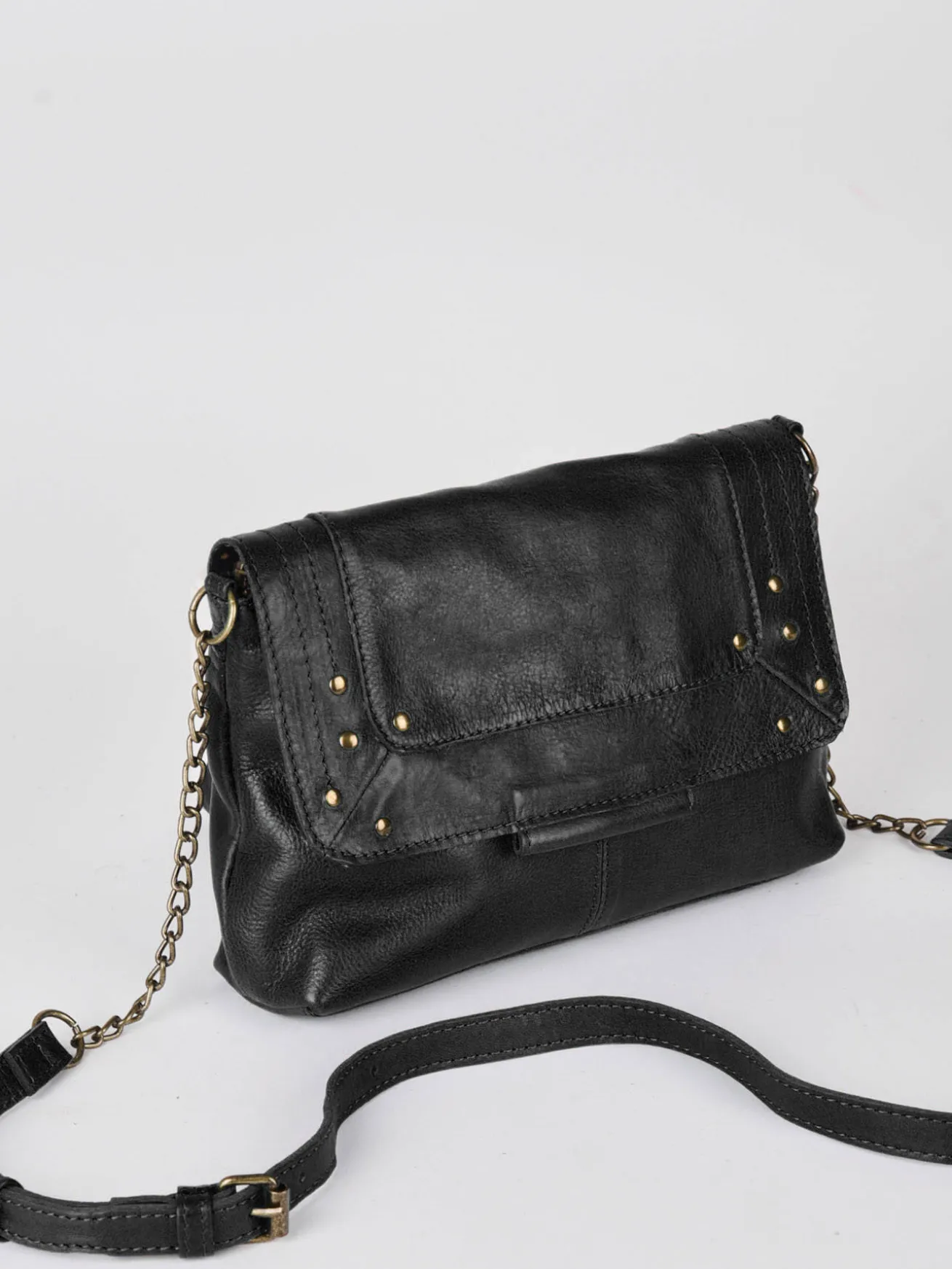 Sac bandoulière Felizia cuir PIECES